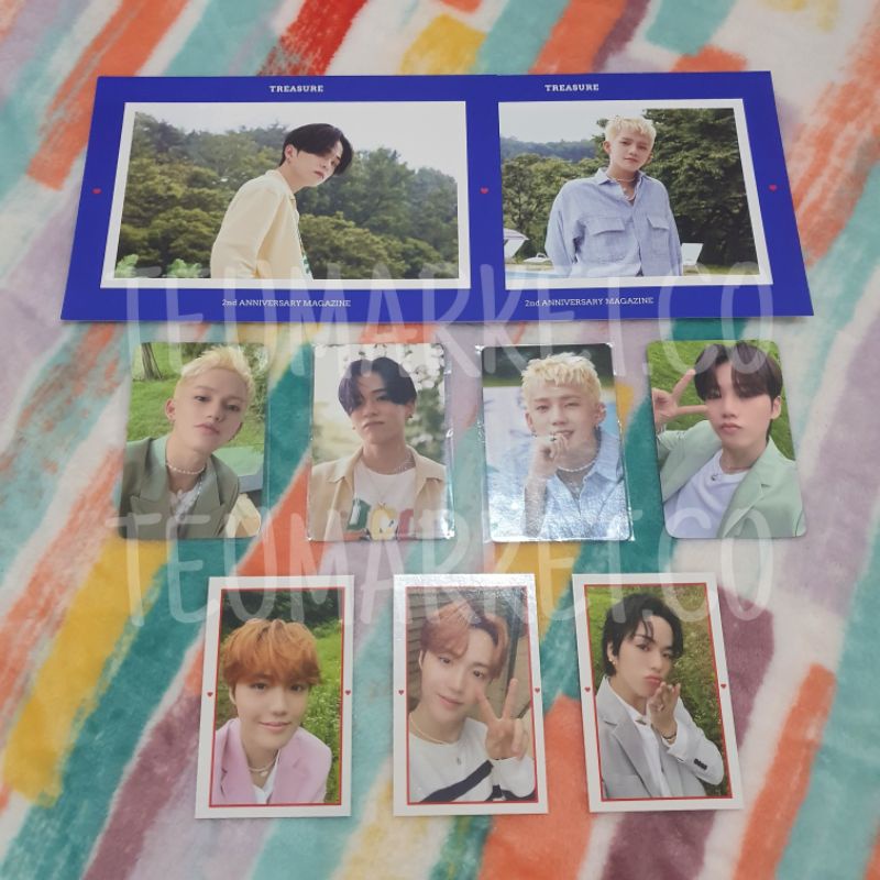 TREASURE 2ND ANNIV ANNIVERSARY MAGAZINE MAGZ RPC MEMBER SET MEMBSET MEMSET | Hyunsuk Jihoon Yoshi Ju