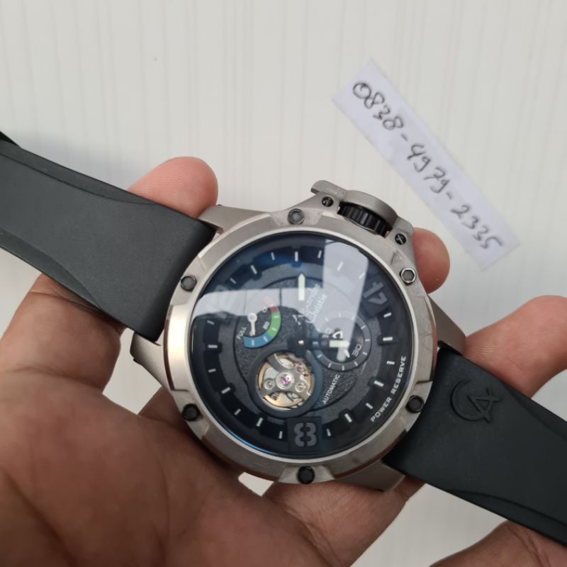 Jam Tangan Pria Alexandre Christie AC 6295MP Otomatis Second Preloved Original