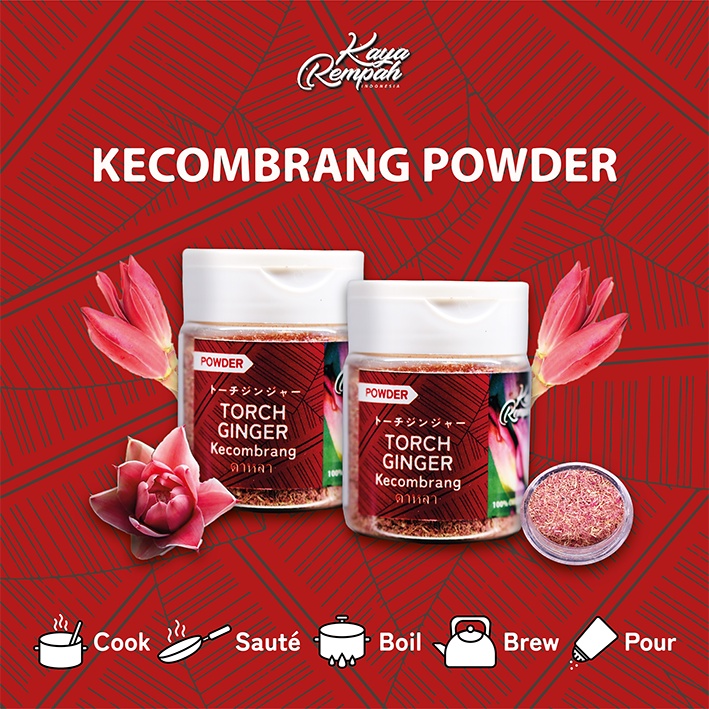 

Kecombrang Powder (Torch Ginger)