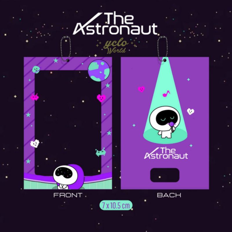 Acrylic Photocard Holder & Keychain The Astronaut Wootteo BTS (Baca Deskripsi)