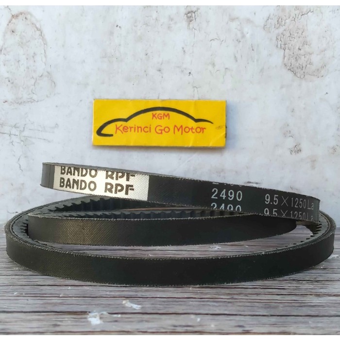 BANDO VAN BELT RPF-2490 V BELT TALI KIPAS RPF2490 FAN BELT BERGIGI