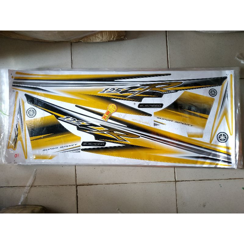 striping 125zr kuning Diraja striping Yamaha 125z kuning diraja