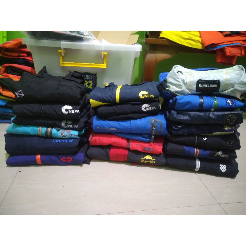 Borongan Jaket Outdoor Second