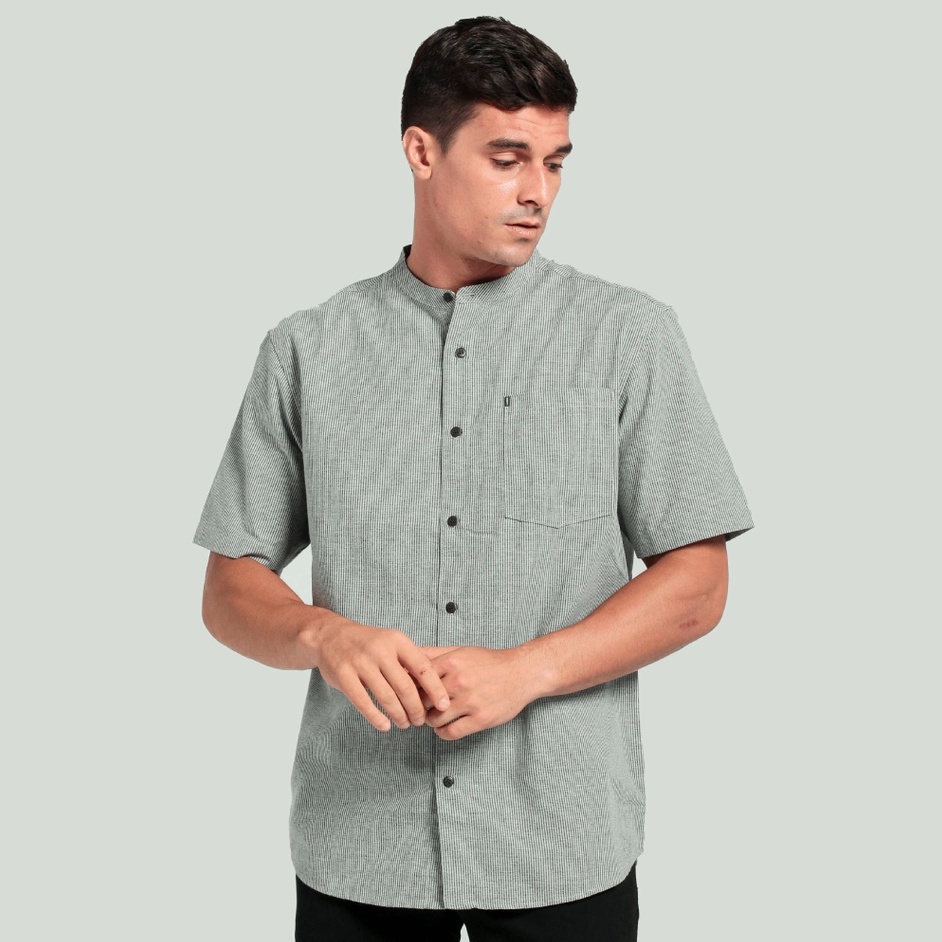 BAJU KOKO LENGAN PENDEK MGEE AZKA C051 - GREY