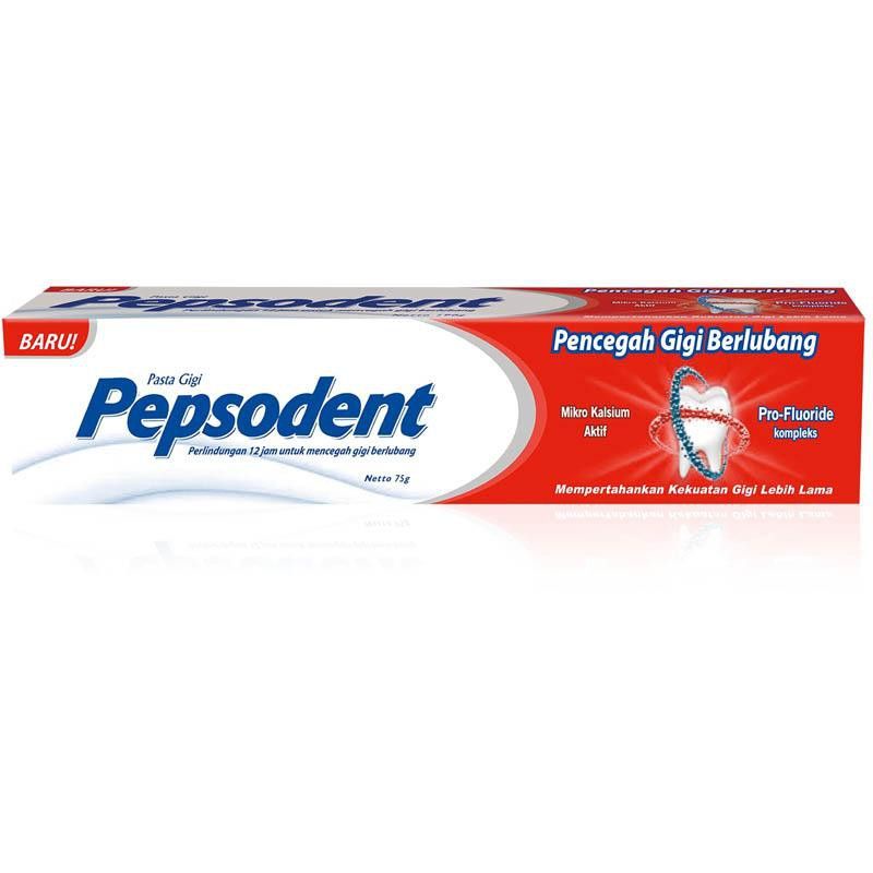 Pepsodent Pencegah Gigi Berlubang Pasta Gigi 75g