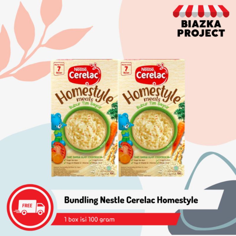 BUNDLING BUBUR BAYI NESTLE CERELAC HOMESTYLE 8+