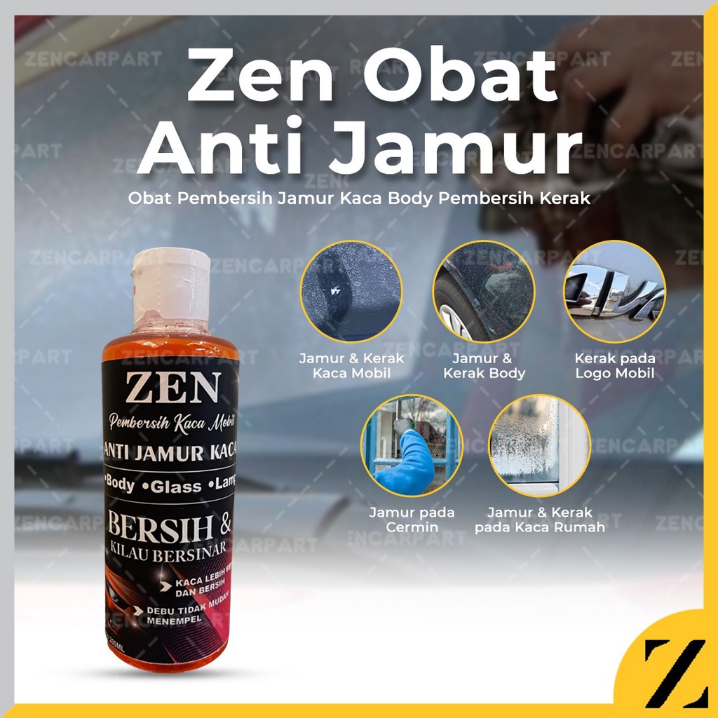 Pembersih Jamur Kaca Mobil Cairan Penghilang Kerak Serbaguna / Obat Anti Jamur Kaca