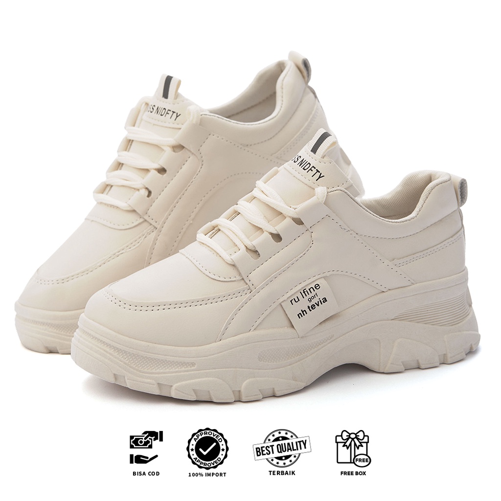 [Original Ber-Hologram] SNEAKYSHOES SAGIE SEPATU WANITA SNEAKERS SHOES B2