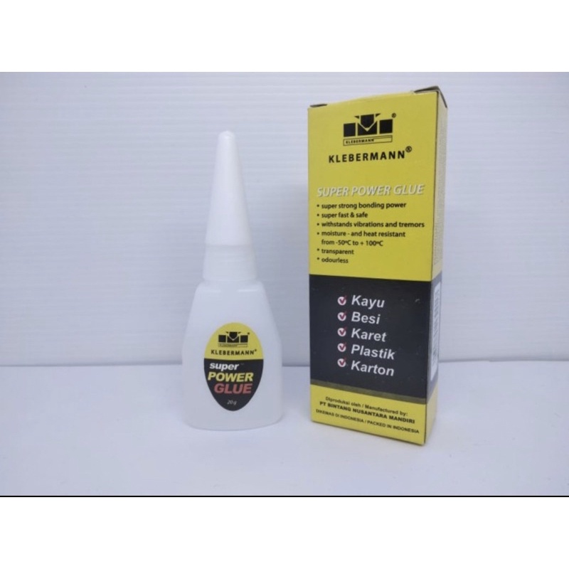 

Power Glue Super Glue Kleberman Lem Super