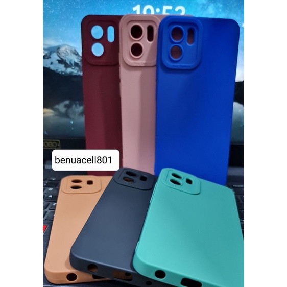 Silicon hp soft case pro camera case macaron Redmi A1 NEW UPDATE