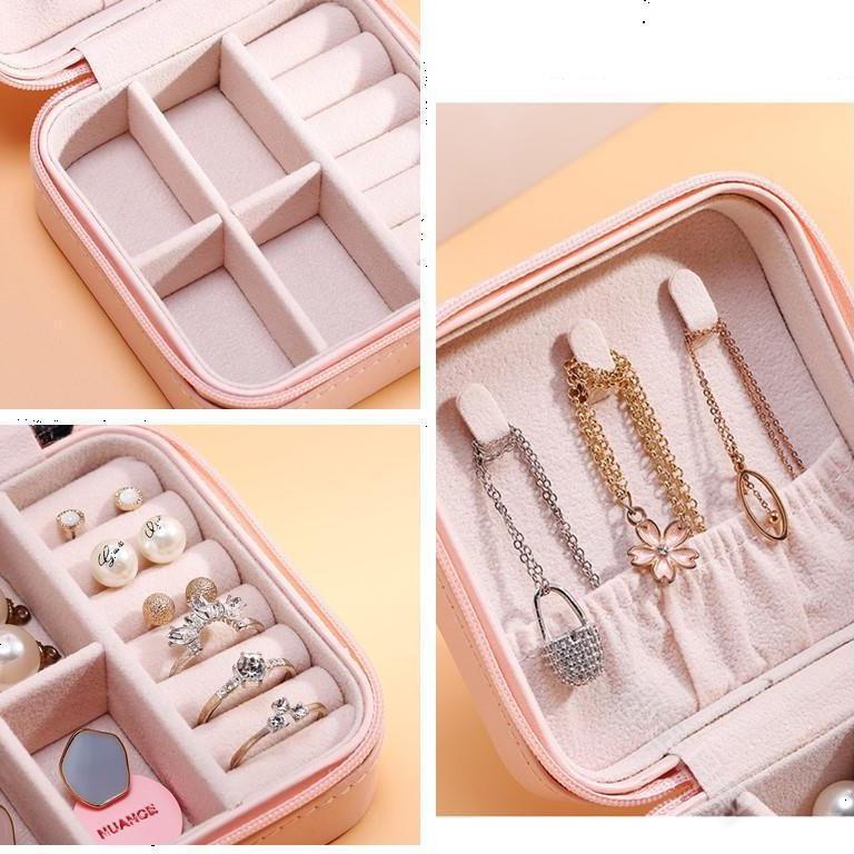 CUCI GUDANG FXG - Jewelry Box Tempat Penyimpanan Perhiasan Barang Berharga Kalung Anting Emas TK02 B