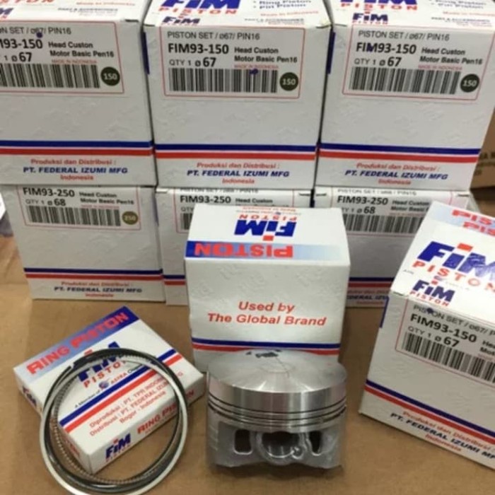 piston satria fu scorpio piston fim mentah pin 16 65.5 66 66.5 67 67.5