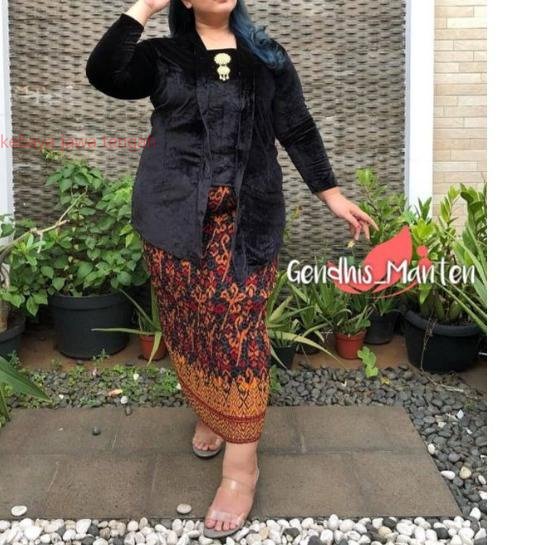 COD  2.2 Kebaya Kutubaru - Jumbo & Super Jumbo / Kebaya Bludru Kutubaru [KODE 287] Kebaya Bludru
