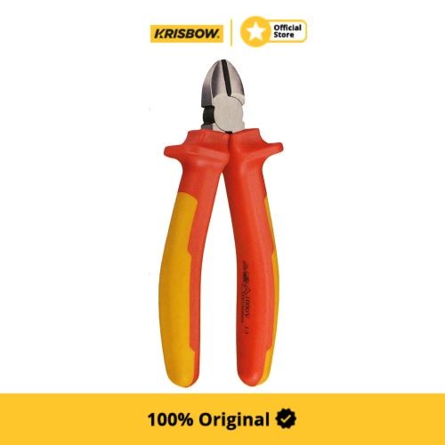 Tang Krisbow Tang Potong Diagonal Insulasi 15 Cm