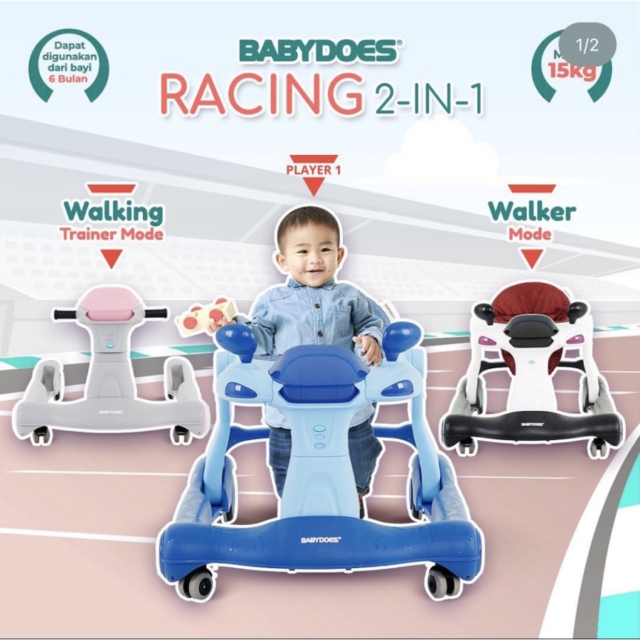 Baby walker Babydoes Cyber 2in1 CH-11088 / Babydoes Racing 2In1 / Baby Walker Cocolatte Formula 3in1