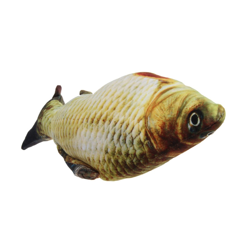 Mary 3D Carp Fish Cushion Bantal Hewan Mainan Mewah Anak Hadiah Dekorasi Rumah 20cm/7in