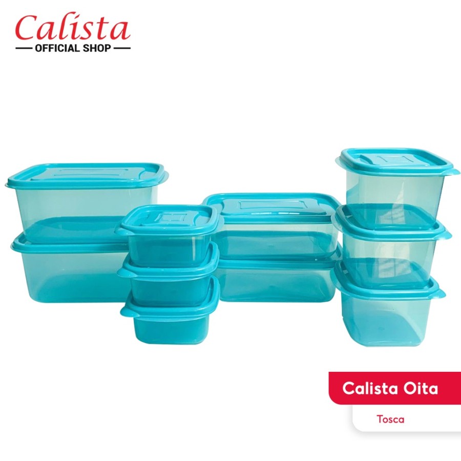 LT- OITA PUTIH BENING FOOD KONTAINER ISI 10PCS / TOPLES KOTAK CALISTA