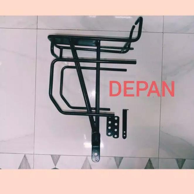 RAK PANIER TOURING BAGASI SEPEDA SELI/MTB/MINION/BONCENGAN SEPEDA - RAK DEPAN