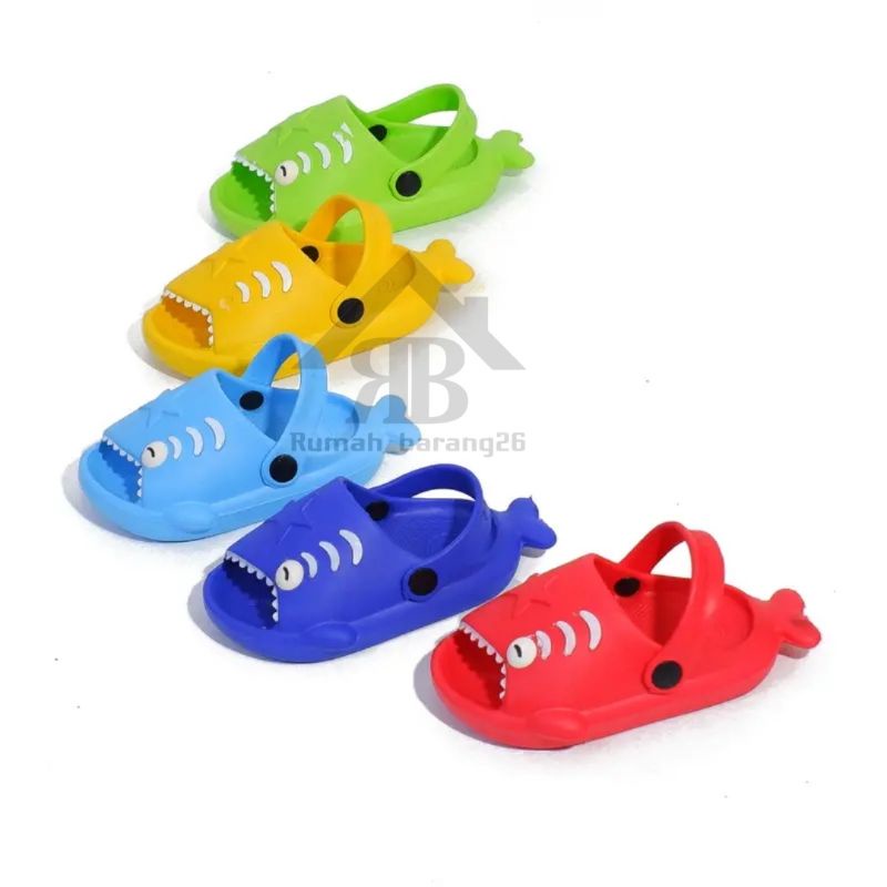 Sandal DULUX 371E Baim Anak laki-laki Bergambar karakter Lucu / Sandal Ikan