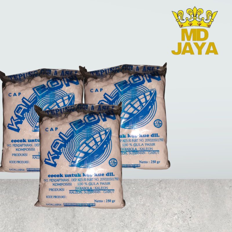 

Gula Halus Tepung Gula Asli 100% Cap Kaleon asli Garut 250gr || MD Jaya