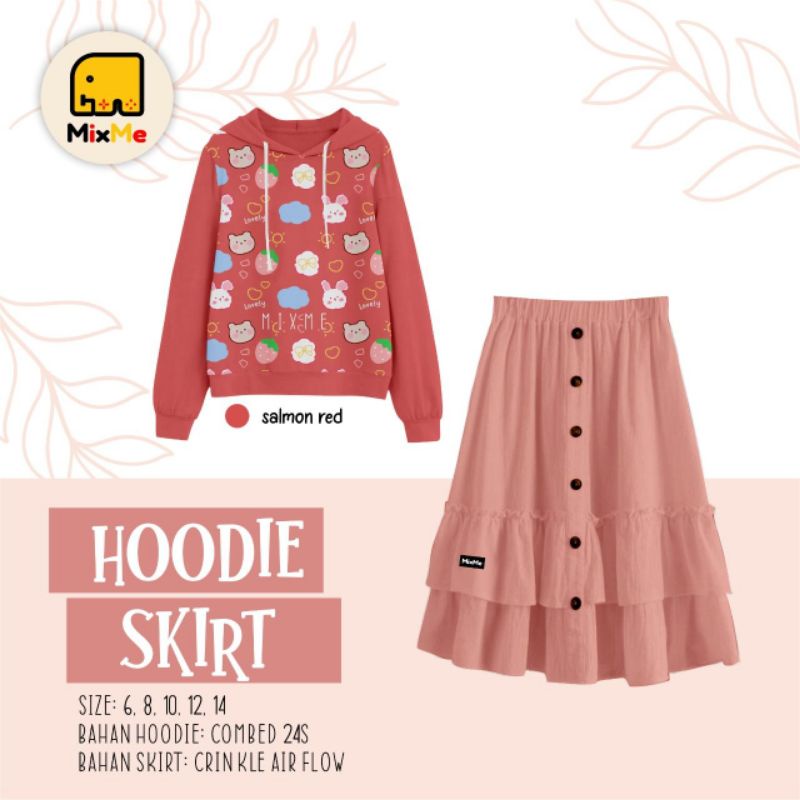 Hoodie anak skirt