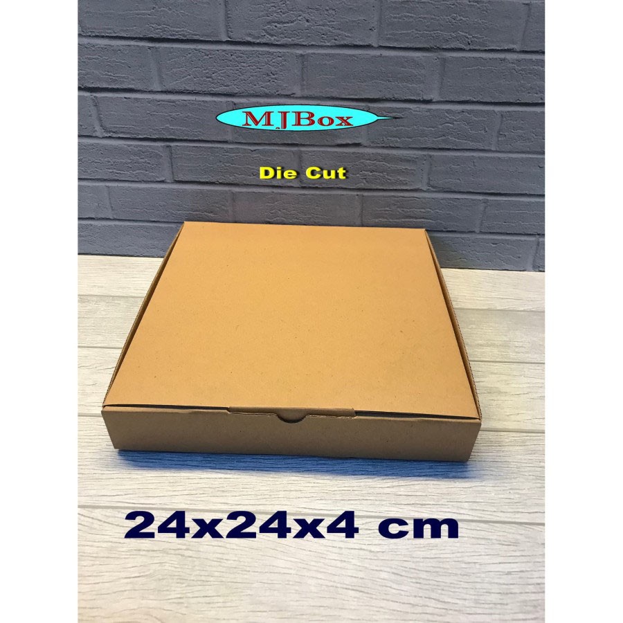 

kotak kardus karton Uk, 24x24x4 cm ......DIE CUT