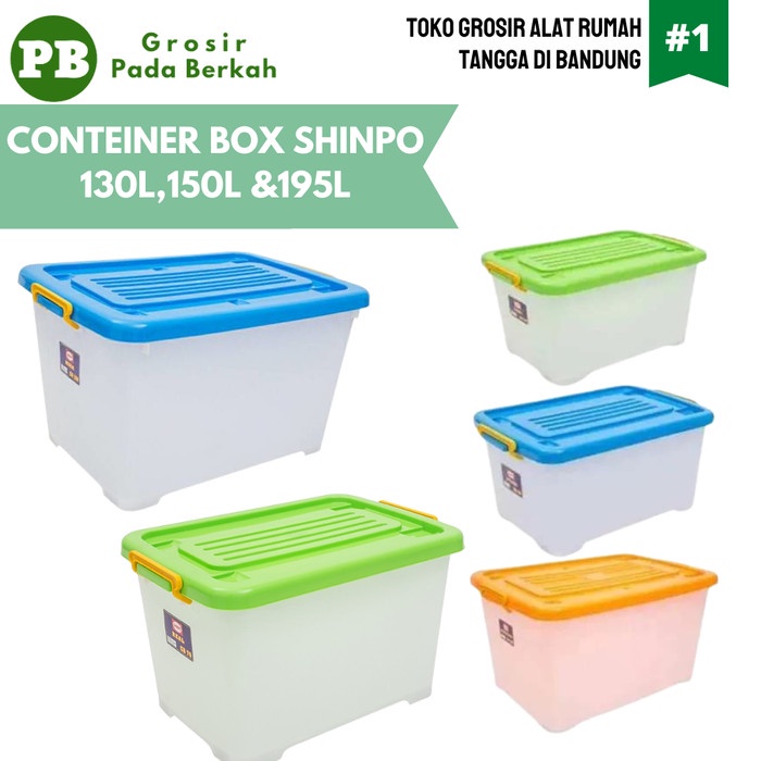 Storage Shinpo Kontainer Box Plastik Kotak Penyimpanan Serbaguna Besar
