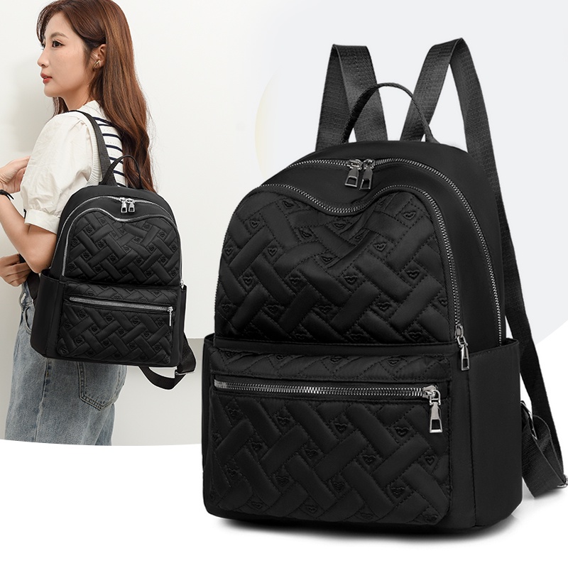 Ransel wanita tas Kain import beg belakang perempuan beg sandang Cloth backpack beg galas women tas Ransel Ladies fashion kualitas baik 1344