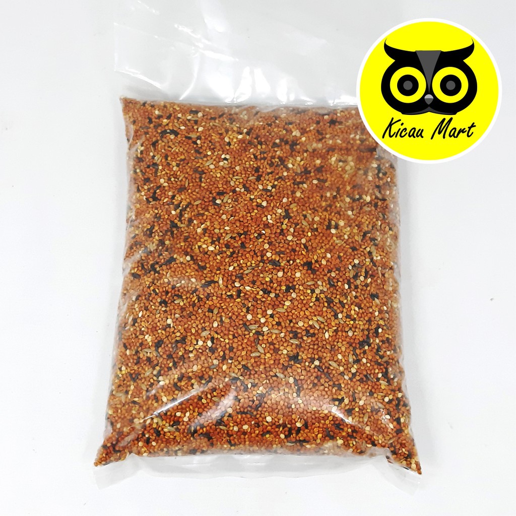 PAKAN HARIAN MILET MILLET PHBS  PLASTIK WIN JAYA MANDIRI UNTUK BURUNG BLACKTHROAT SANGER DLL PHBSAJM