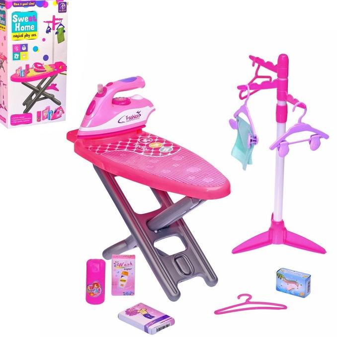 Mainan anak setrika BESAR meja gantungan iron home sweet magical gosok stock ada