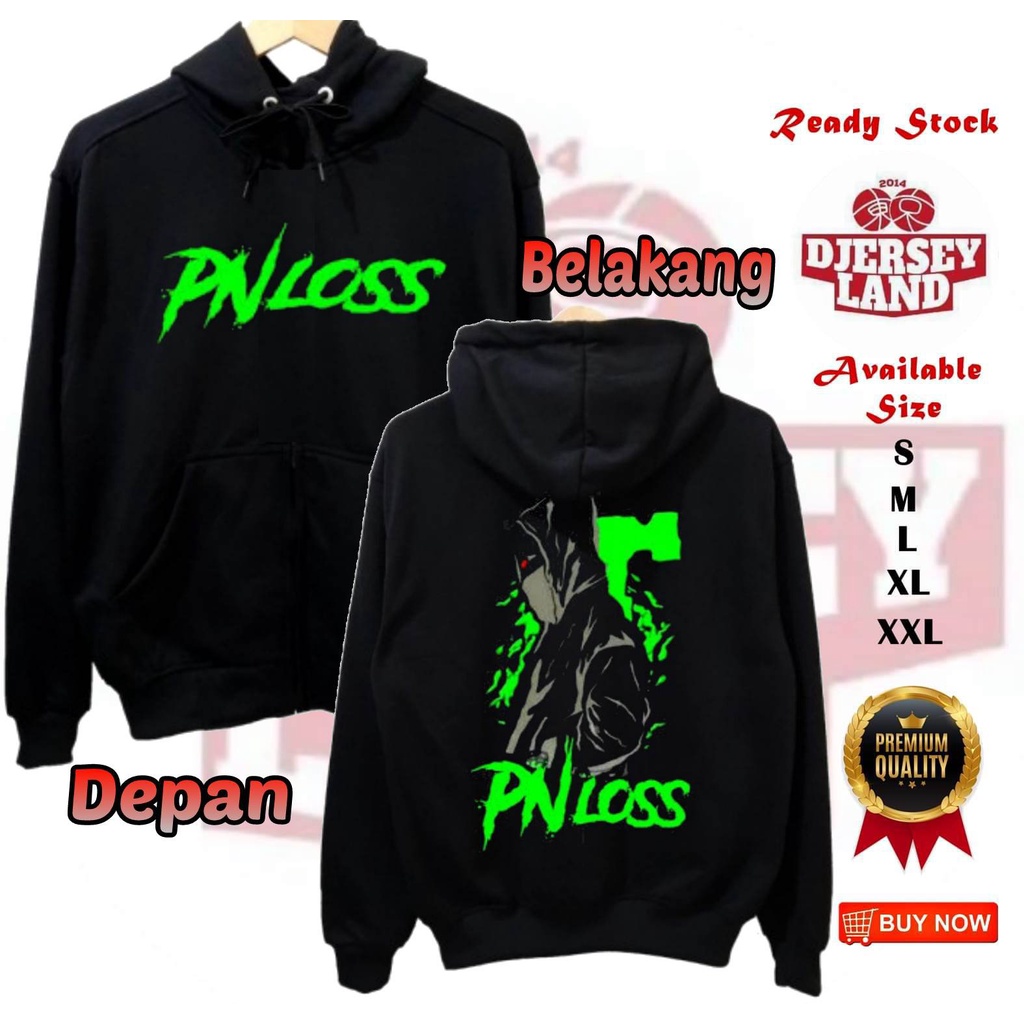 HOODIE JUMPER PN LOSS PAGAR NUSA BELADIRI KEREN DEPAN BELAKANG