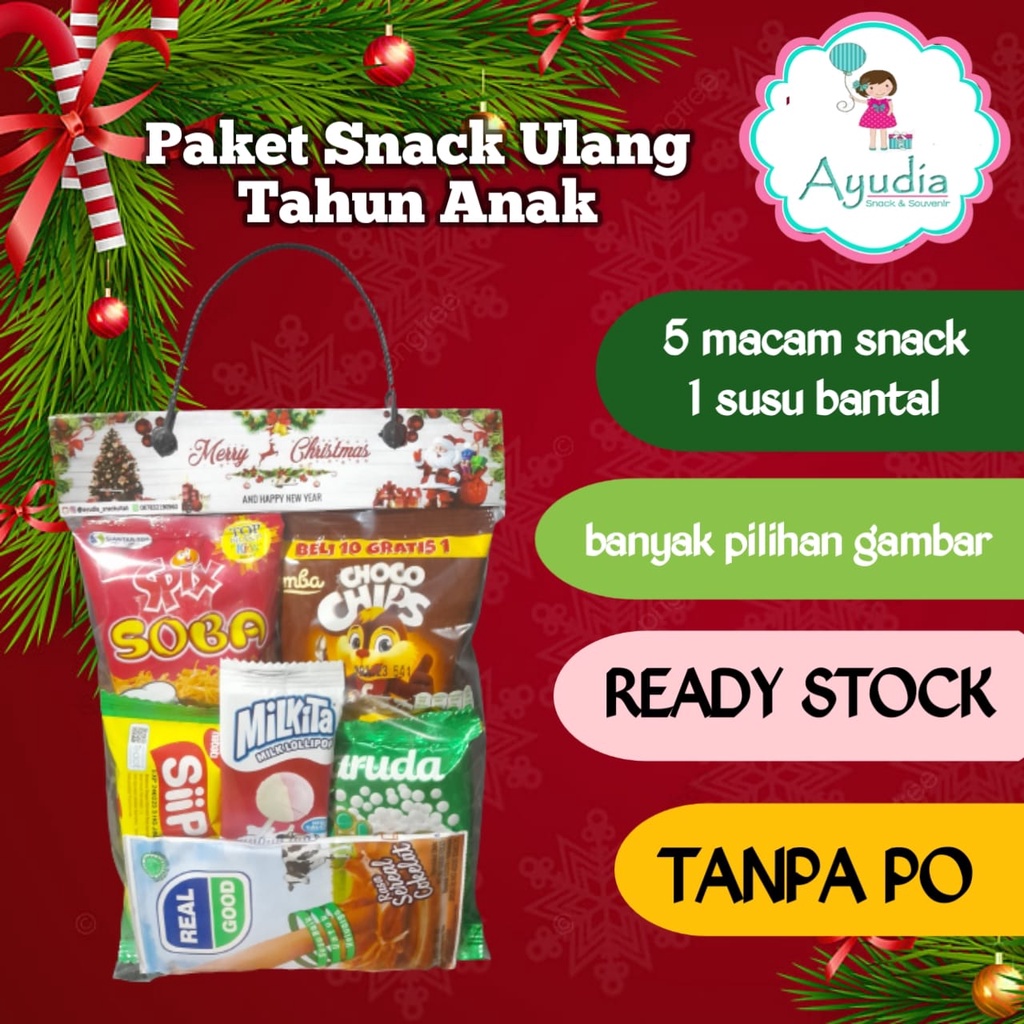 Jual Paket Snack Natal Dan Tahun Baru Tanpa PO I Hampers Natal I