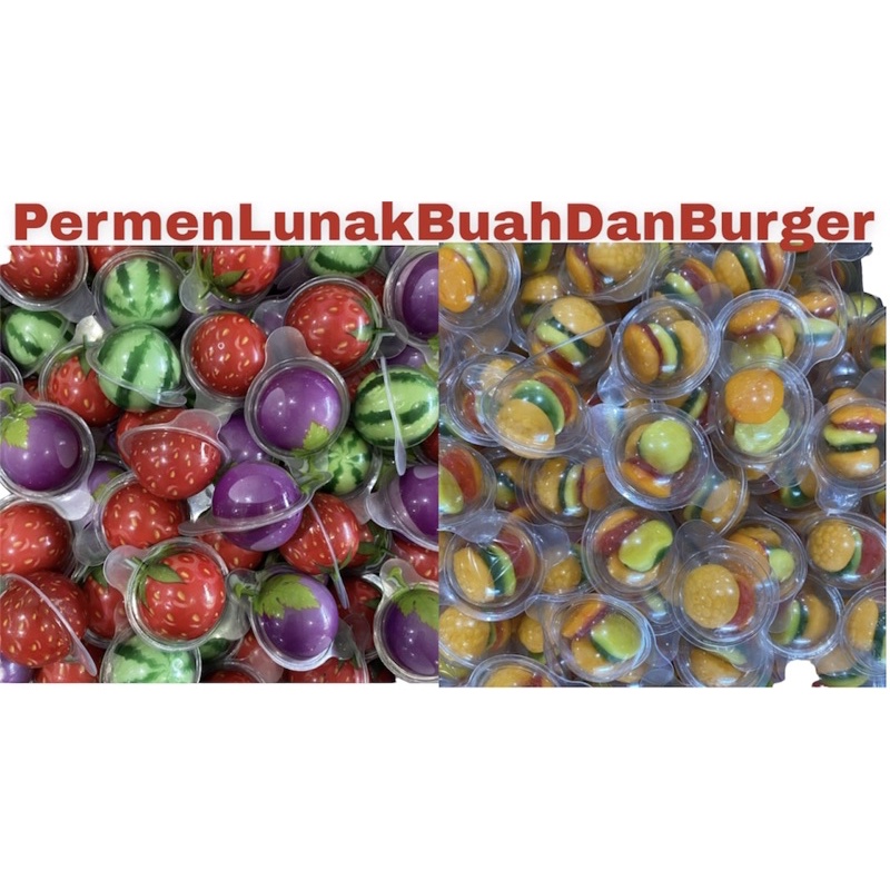 

Permen Lunak Burger / Aneka Rasa Buah 200g