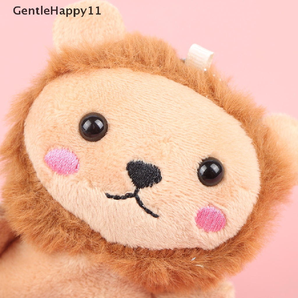 Gentlehappy 1pc Gantungan Kunci Boneka Singa Kecil