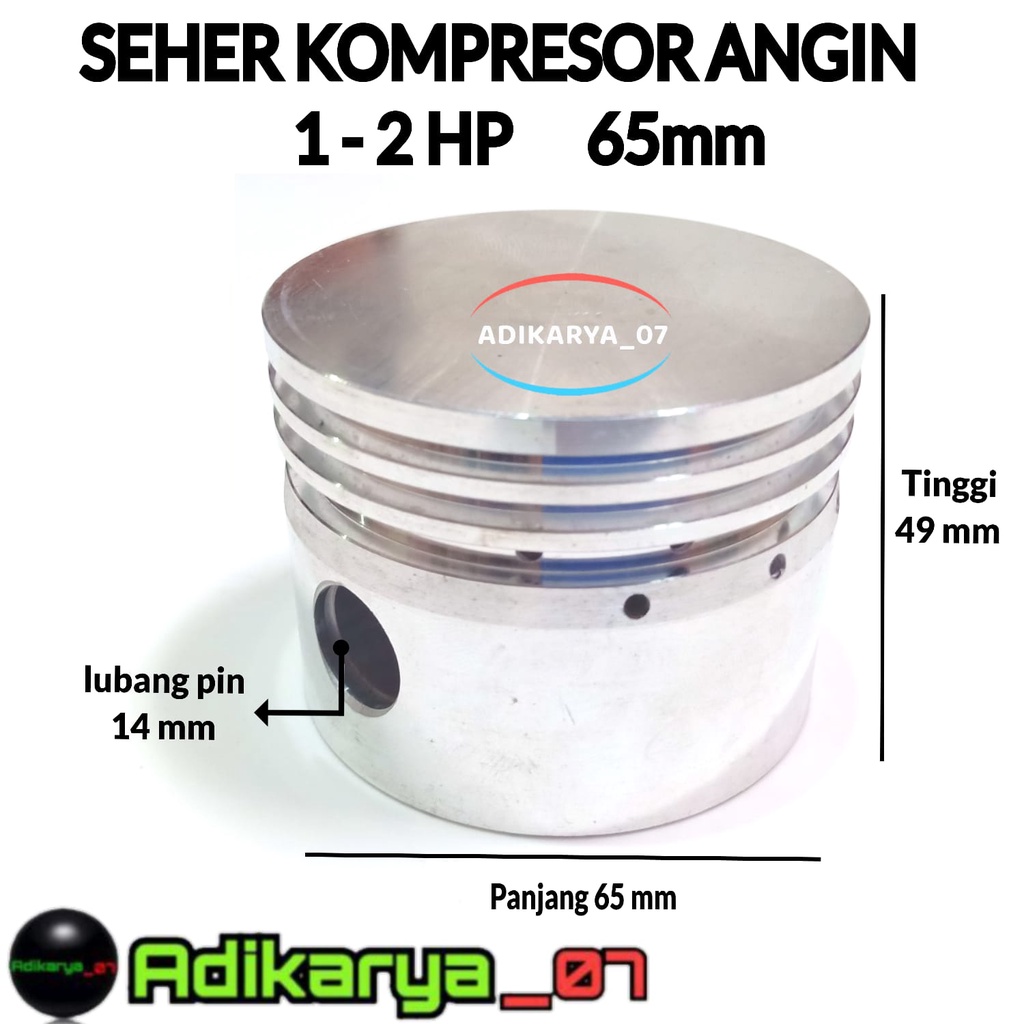 Piston seher kompresor 65MM ONLY piston kompresor angin seher kompresor  seher kompresor 1- 2 HP
