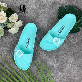 Sandal Wanita Tali Gesper Strap Satu Sendal Slop Birkin Cewek Eva Madrid Phylon Ringan