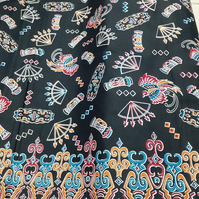 BATIK KATUN MOTIF PAPUA/batik katun /kain batik meteran