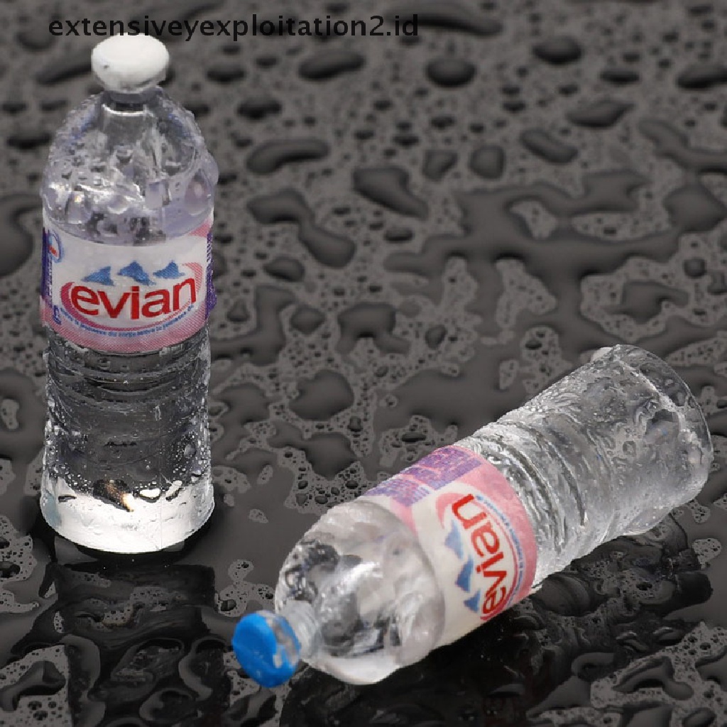 Mainan Miniatur Botol Air Mineral Bahan Resin Skala 1: 12 Untuk Rumah Boneka