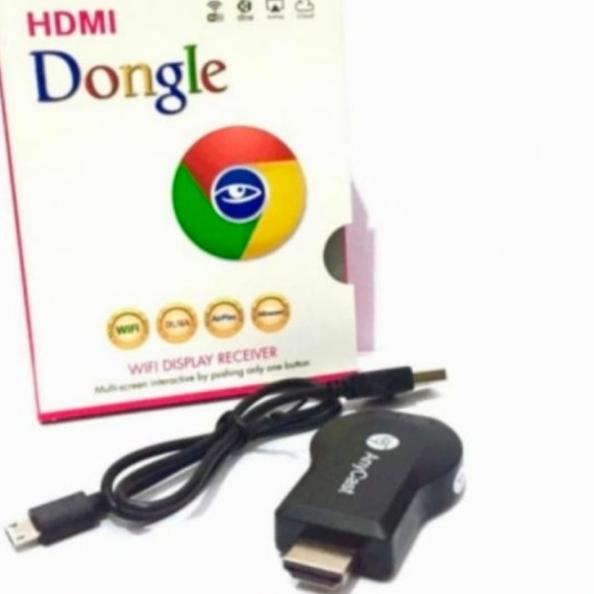 HDMI Dongle Anycast Wifi Display Receiver HDMI receiver TV Dongle - Merah