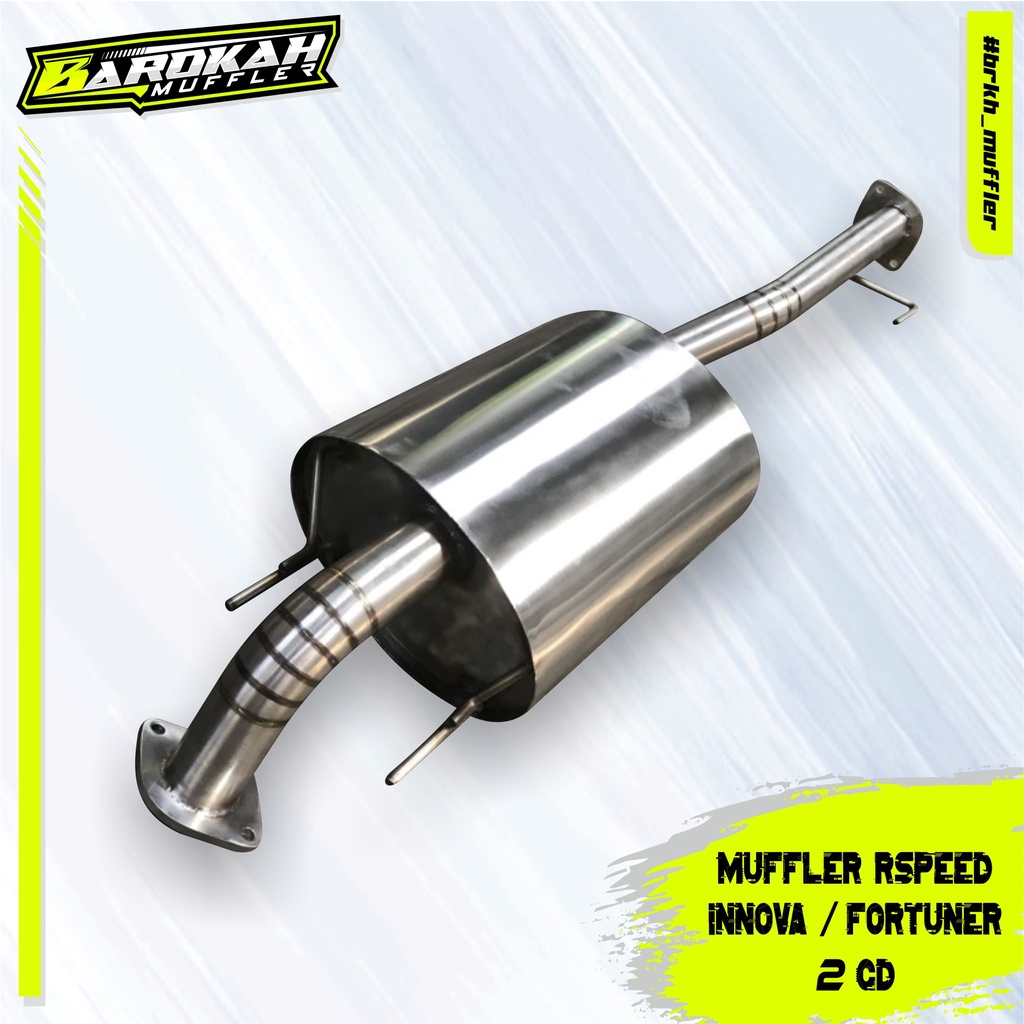Muffler Rspeed Innova/Fortuner 2Gd High Quality