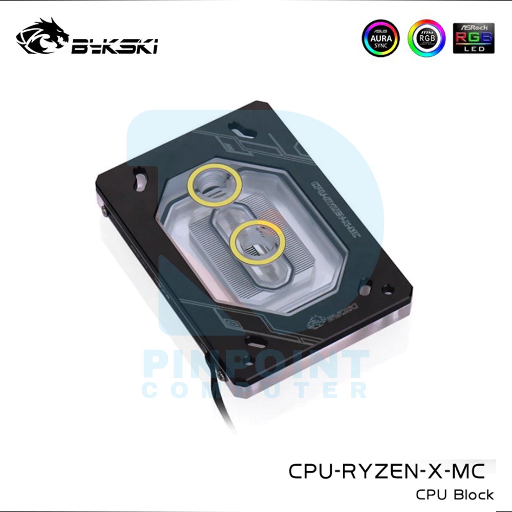 Bykski CPU Water Block For AMD with 5V ARGB - CPU-RYZEN-X-MC