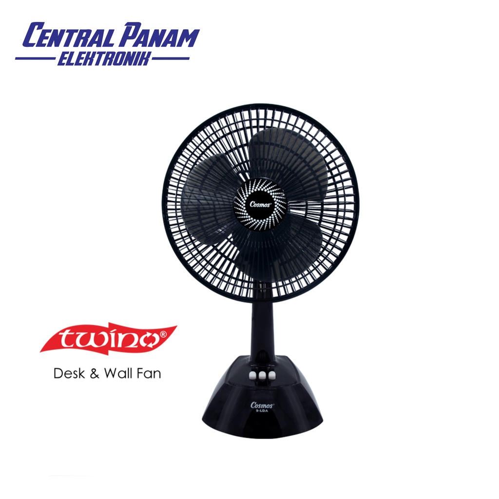 COSMOS 9LDA Twino Desk & Wall Kipas Angin Central Panam Elektronik