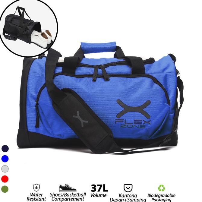FLEXZONE Gym Bag Tas Olahraga Fitness Badminton Renang FAB-001