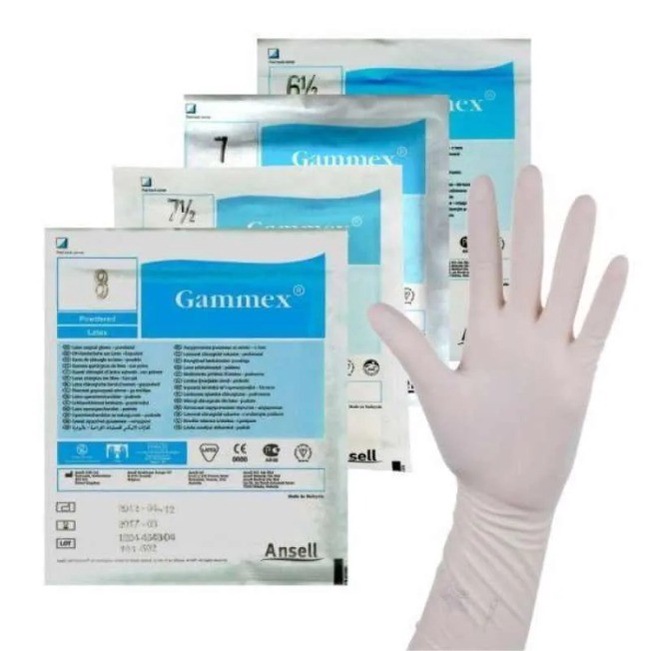 Sarung Tangan Steril Gammex Ansell Textured Free Powder Gloves Pcs