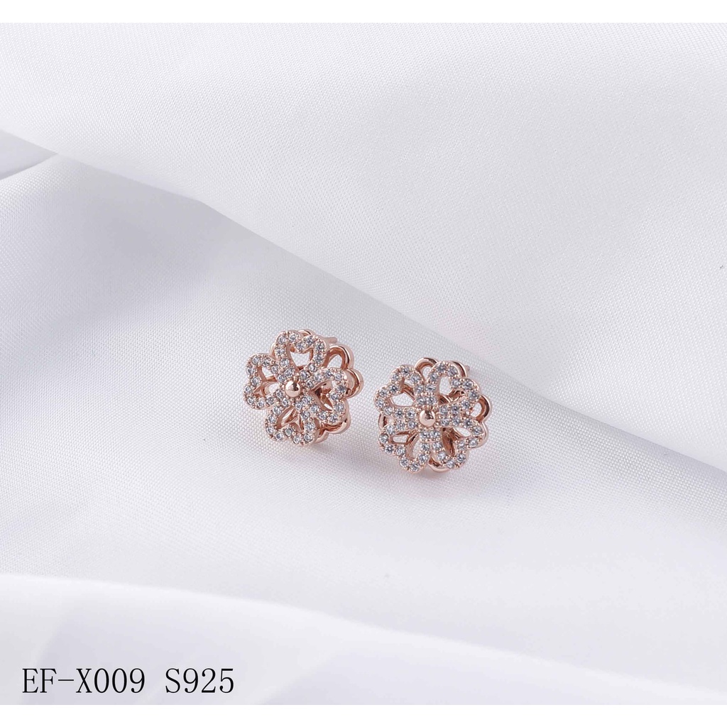 Set Perhiasan Anting Dan Cincin Mata Full Perhiasan Wanita 017/S925