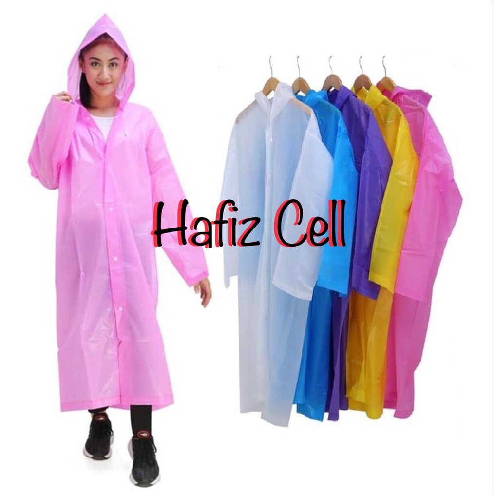 Jas Hujan Eva Raincoat Mantel Hujan Korea