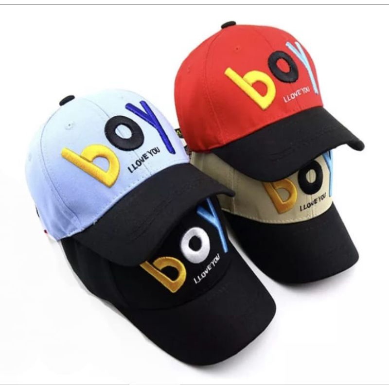 Topi Anak Bordir BOY / TOPI ANAK BORDIR BOY