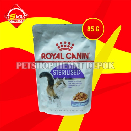 Makanan Basah Kucing Steril Royal Canin Sterillised Cat Food 85 Gram