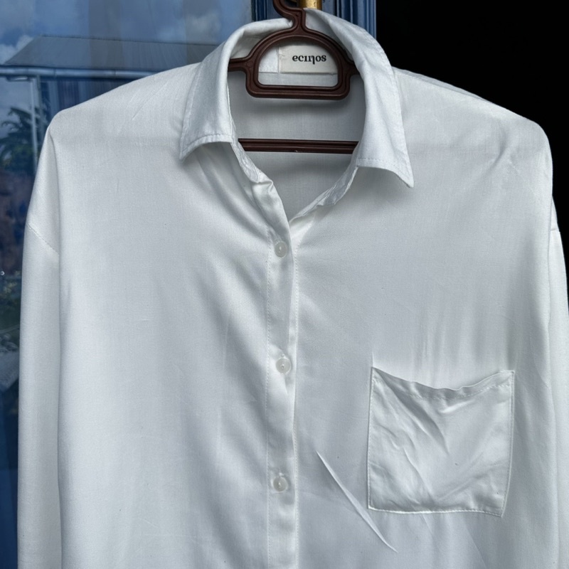 ecinos nana shirt white preloved