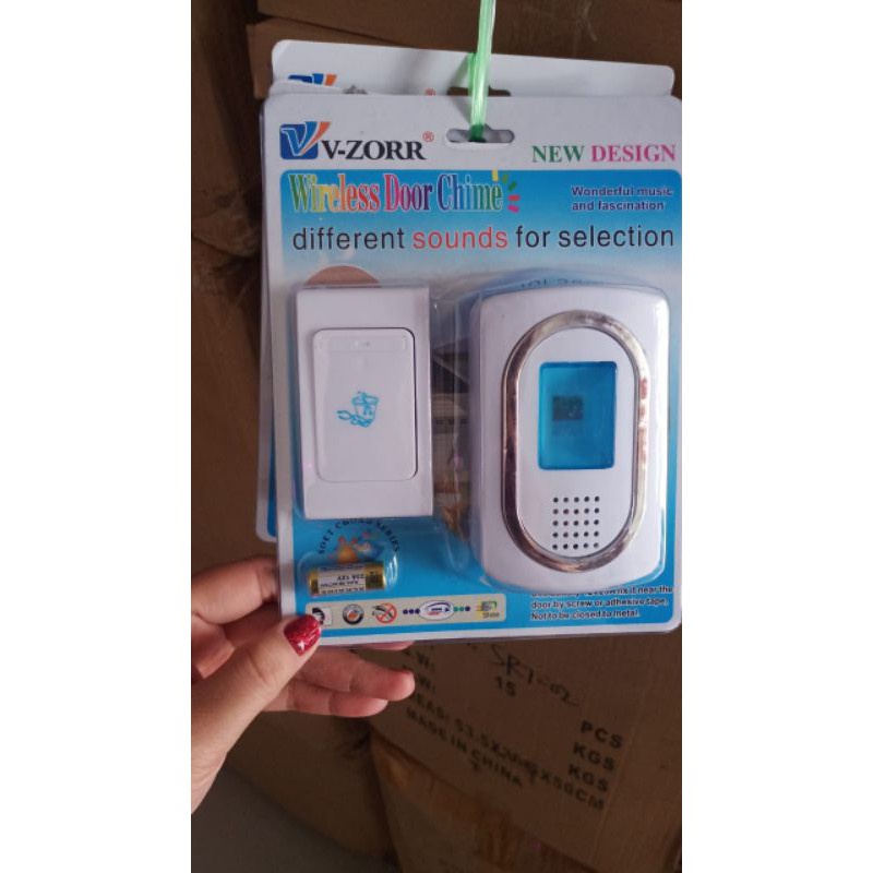 SM- Bel Pintu Rumah Tanpa Kabel V-ZORR 32 Musik - Wireless Door Chime Bell